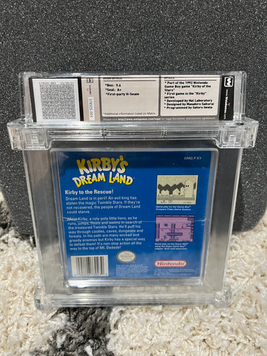 Kirby's Dream Land - WATA 9.6 A+ Sealed, GB Nintendo 1992