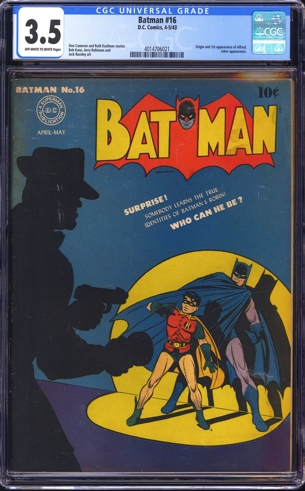 Batman 16 CGC 3.5