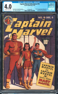 Captain Marvel Adventures 18 CGC 4.0