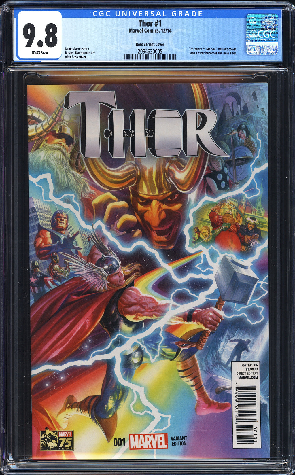 Thor #1 CGC 9.8