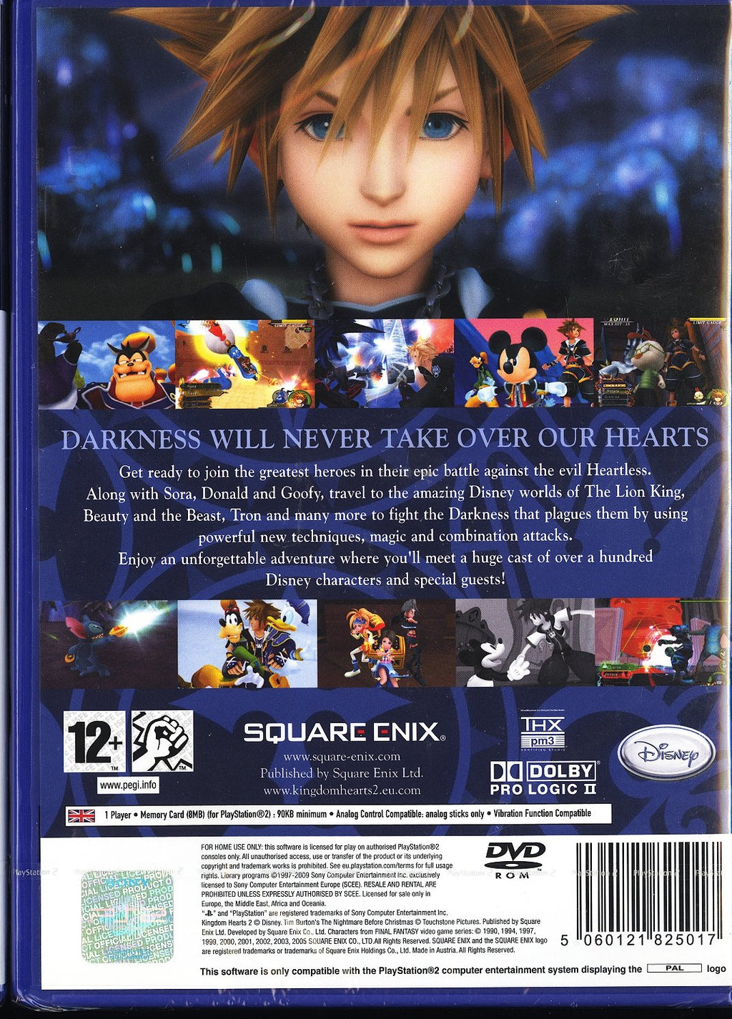 Kingdom Hearts II (Playstation 2, 2006) SEALED PAL