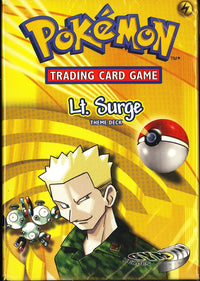 Pokemon Trading Card Game Lt. Surge Theme Deck SEALED