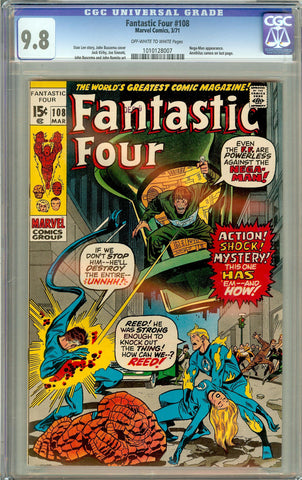 FANTASTIC FOUR 108 CGC 9.8