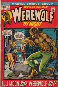 1972 Werewolf By Night 1 FN- 5.5