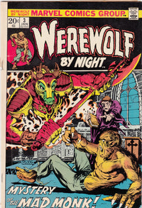 1972 Werewolf By Night 3, 4 FN- 5.5 AVG LOT