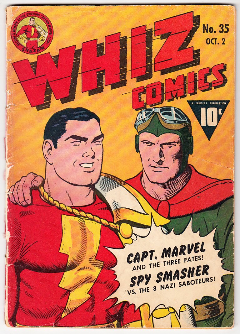 1942 Whiz Comics 35 VG+ 4.5