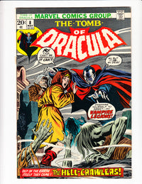 1972 The Tomb of Dracula 8, 9, 11 FN/VF 7.0 AVG LOT