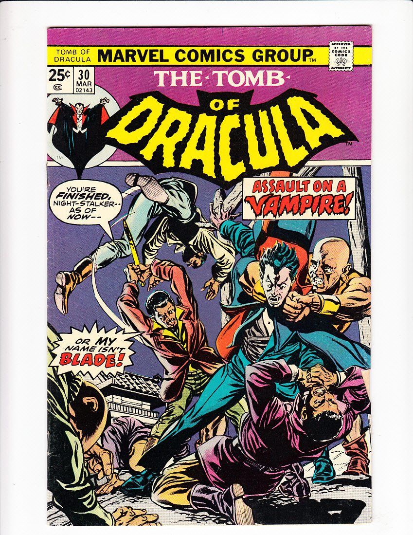 1974 The Tomb of Dracula 19, 20, 21, 22, 30 LOT