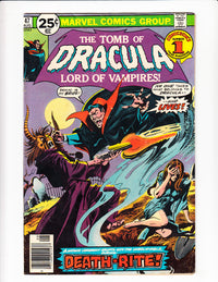 1976 The Tomb of Dracula 42, 44, 46, 47, 48, 50 VF 8.0 AVG LOT