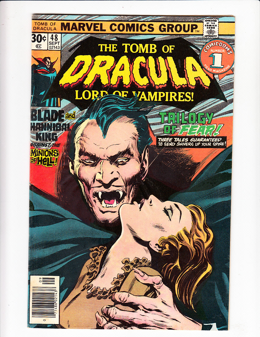 1976 The Tomb of Dracula 42, 44, 46, 47, 48, 50 VF 8.0 AVG LOT