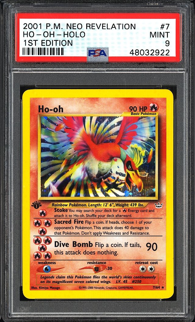 Ho-oh #7 Prices, Pokemon Neo Revelation