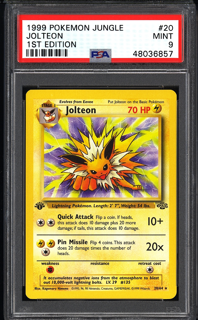 Eevee and Jolteon from Pokemon Card 151! 