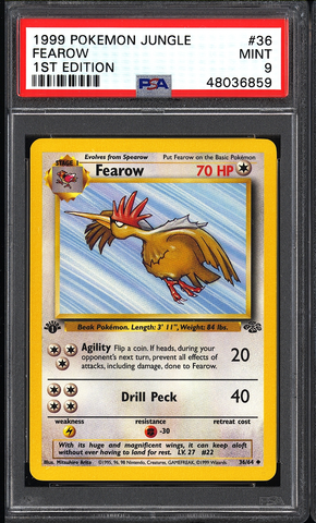 1999 Pokemon Jungle Fearow #36 PSA 9 (1st Edition)