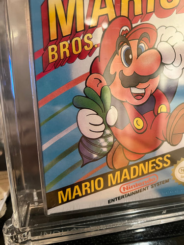 Super Mario Bros. 2 - Wata 9.4 A+ Sealed [Oval SOQ] Nintendo 1988