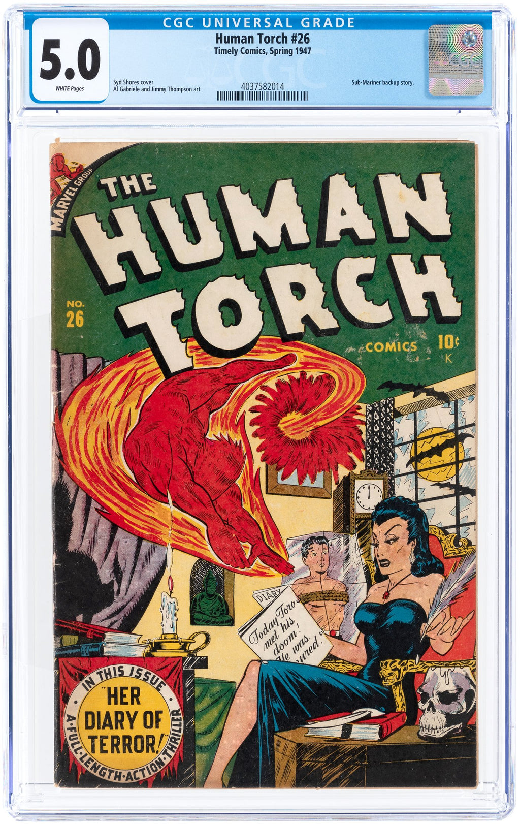 Human Torch 26 CGC 5.0