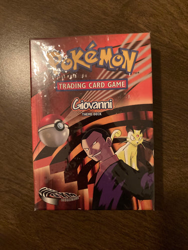 Pokemon Trading Card Game Giovanni Theme Deck SEALED RESERVED
