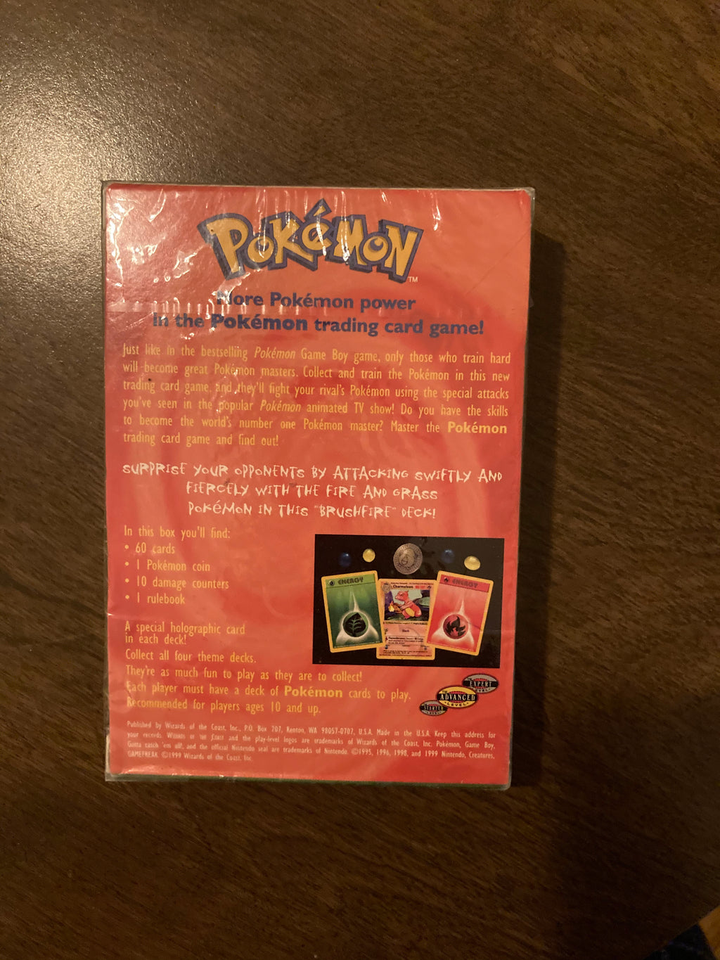 Pokemon Trading Card Game Brushfire Theme Deck SEALED SHADOWLESS