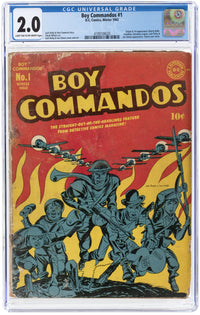 Boy Commandos 1 CGC 2.0