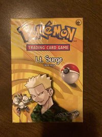 Pokemon Trading Card Game Lt. Surge Theme Deck SEALED