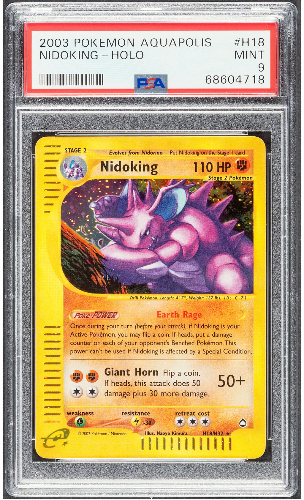 nidoking pokemon card