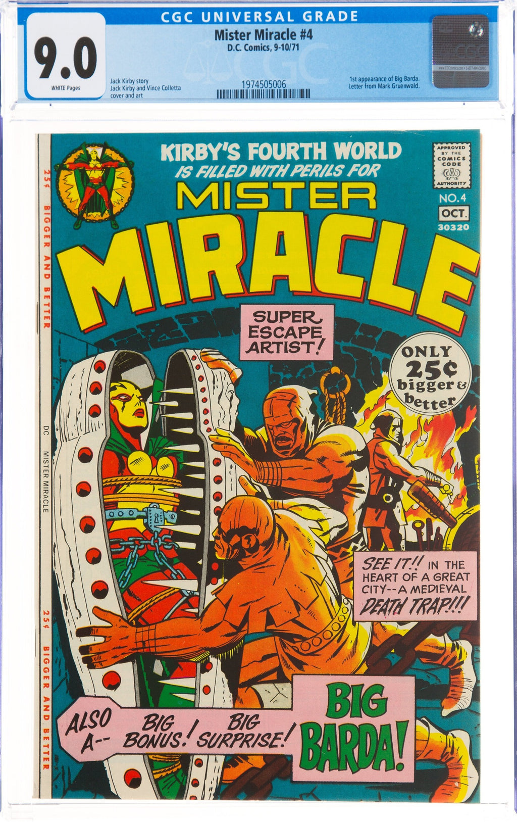 Mister Miracle 4 CGC 9.0