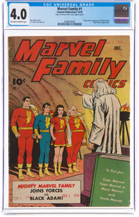 Marvel Family Comics 1 CGC 4.0