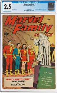 Marvel Family Comics 1 CGC 2.5