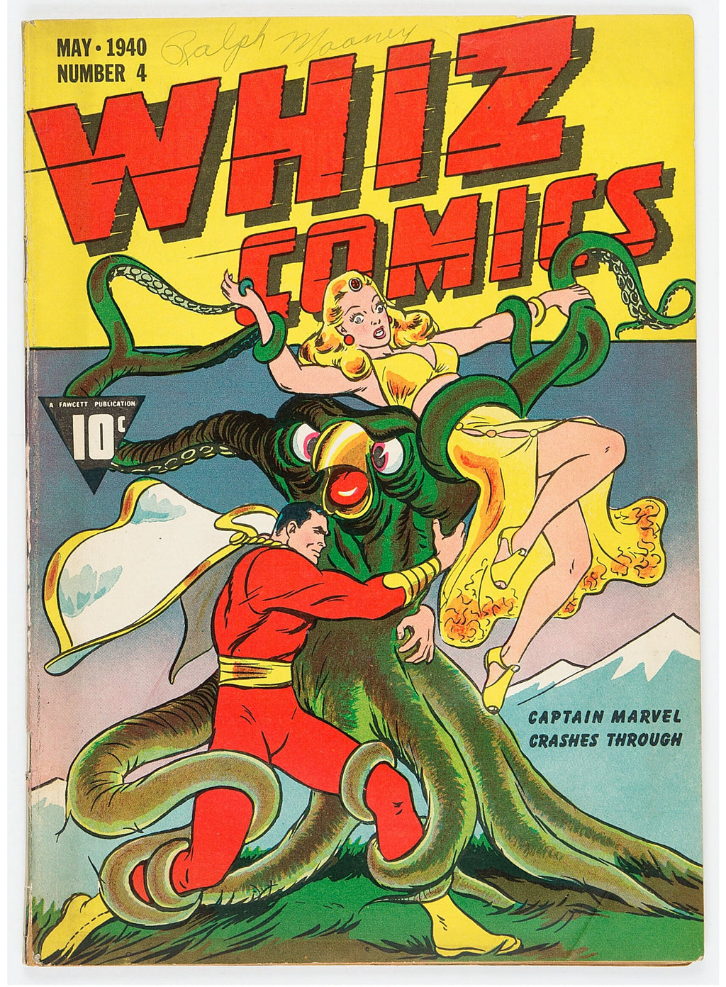 1940 Whiz Comics 4 MID GRADE