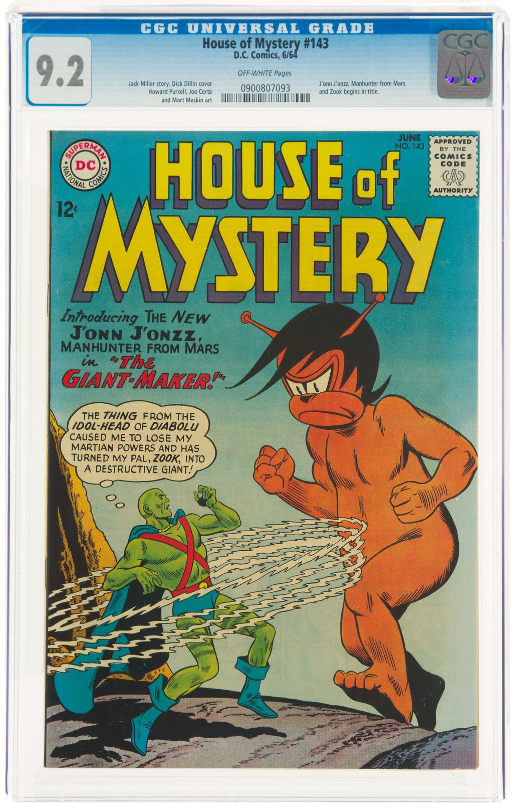 House of Mystery 143 CGC 9.2