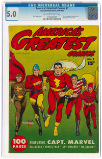 America's Greatest Comics 1 CGC 5.0