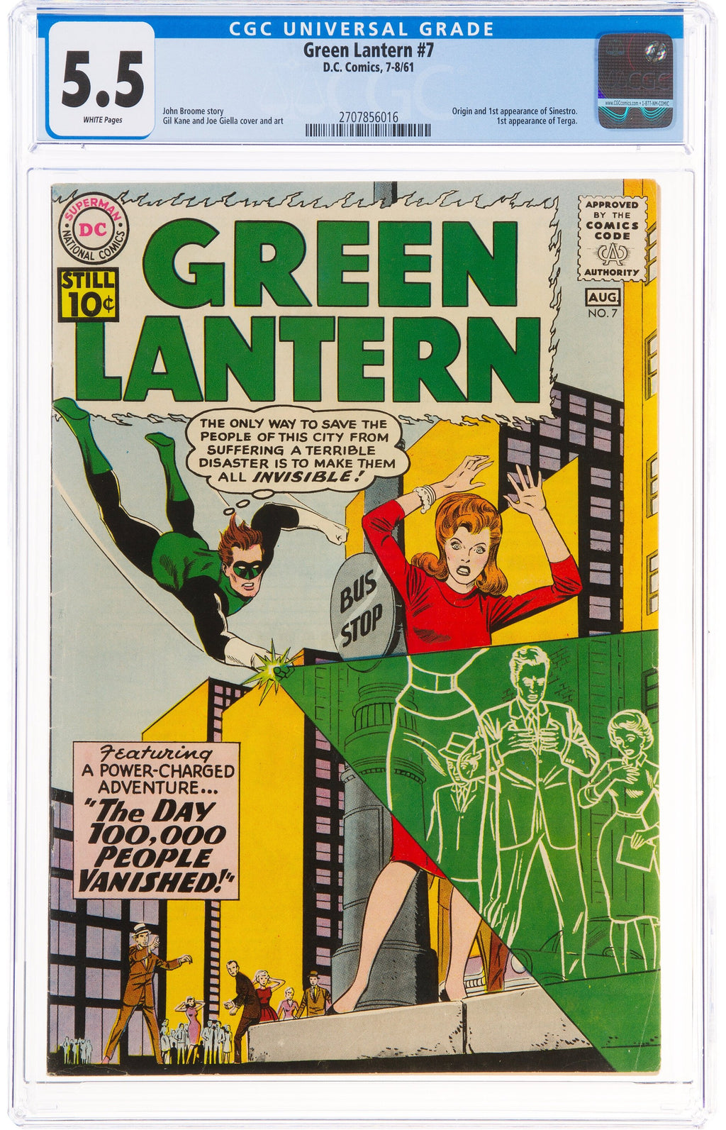 Green Lantern 7 CGC 5.5