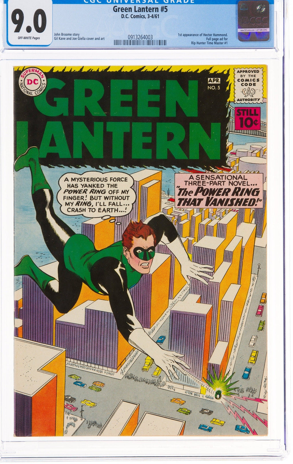 Green Lantern 5 CGC 9.0