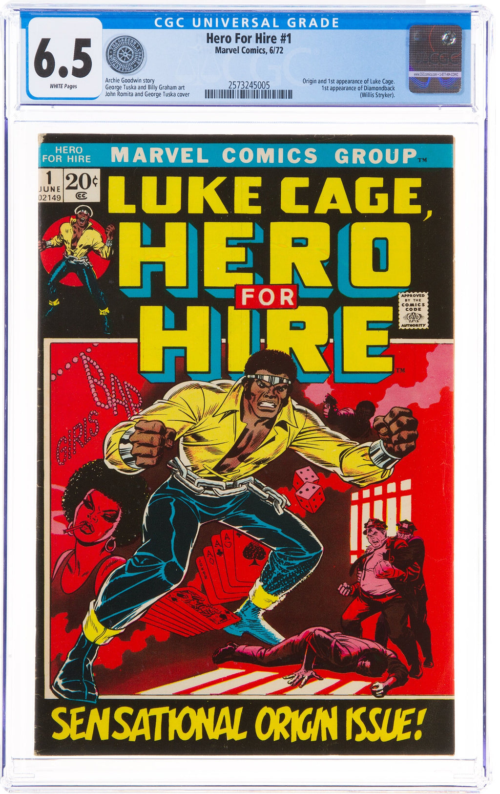 Hero For Hire 1 CGC 6.5