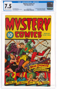 Mystery Comics 1 CGC 7.5