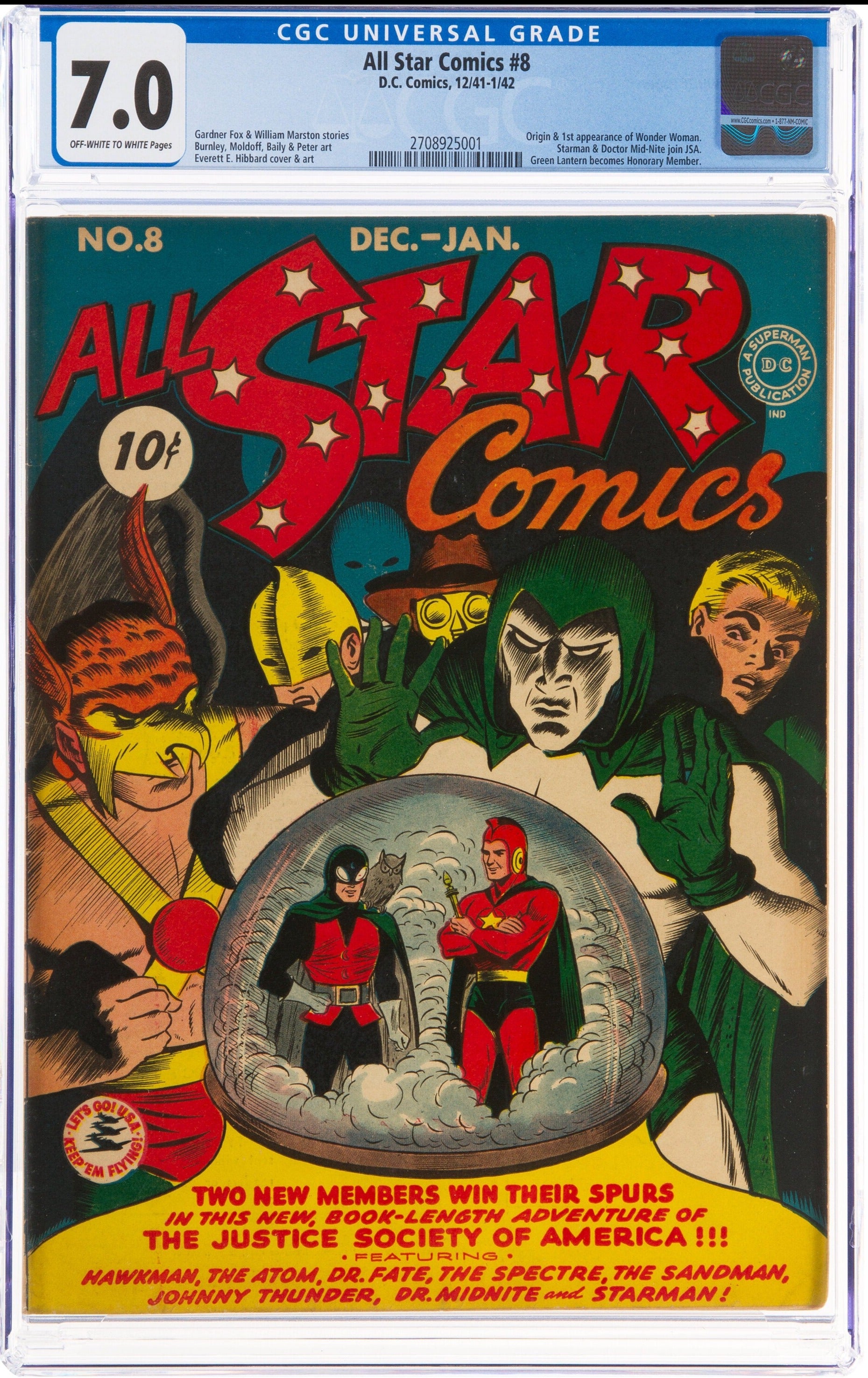 Star Commic All Star Comics 8 CGC 7.0 – PRIME CITY COMICS
