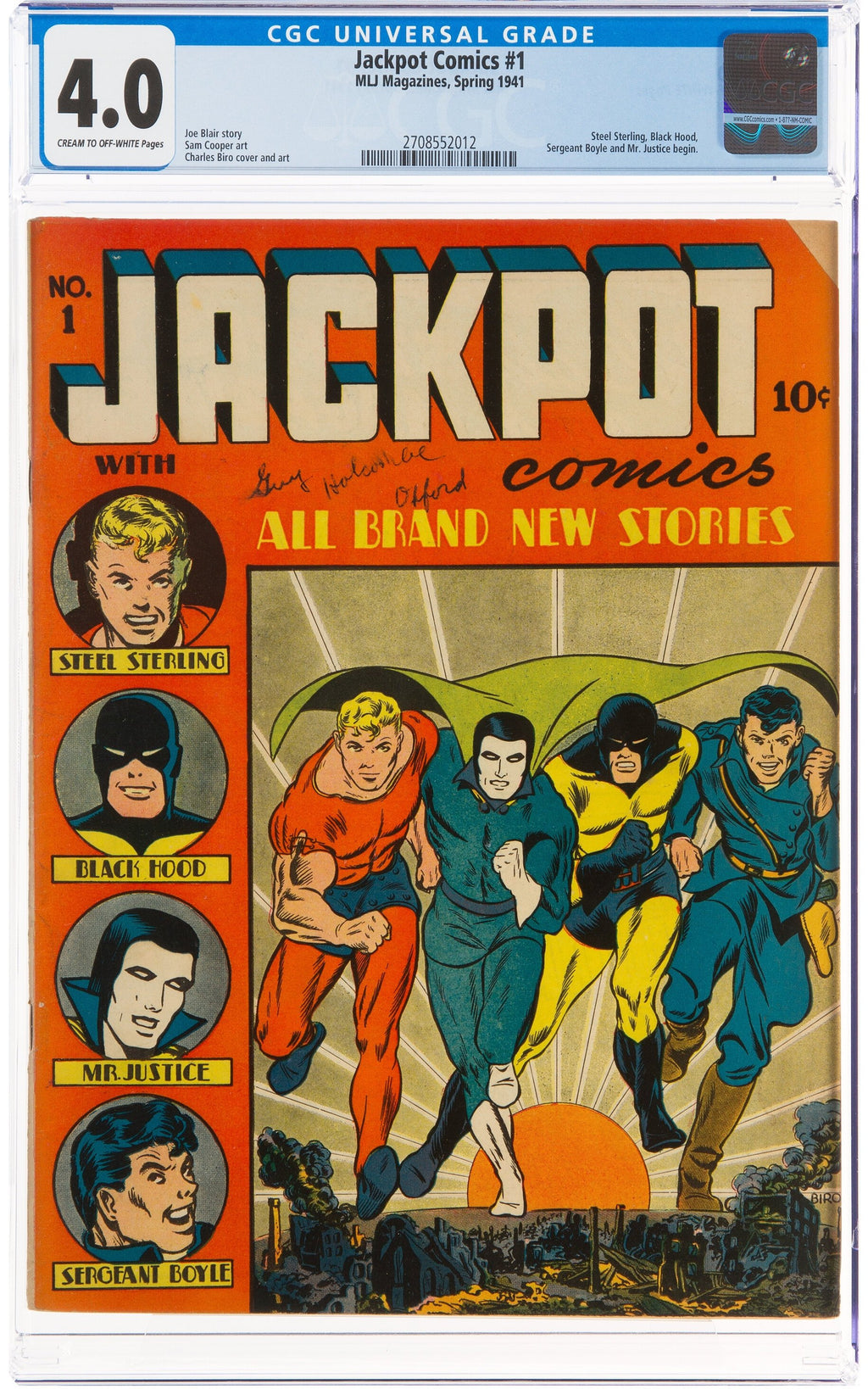 Jackpot Comics 1 CGC 4.0