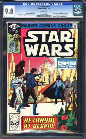 Star Wars 43 CGC 9.8