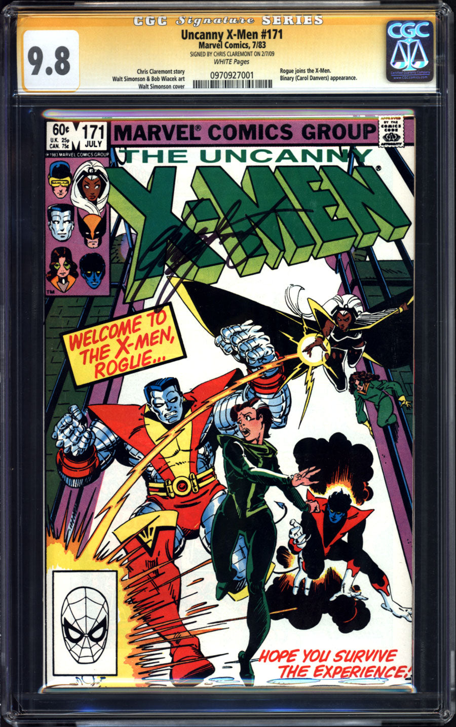 Uncanny X-Men 171 CGC 9.8